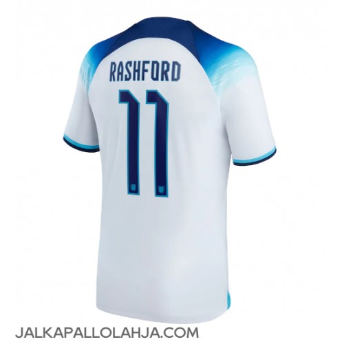 Englanti Marcus Rashford #11 Kopio Koti Pelipaita MM-kisat 2022 Lyhyet Hihat